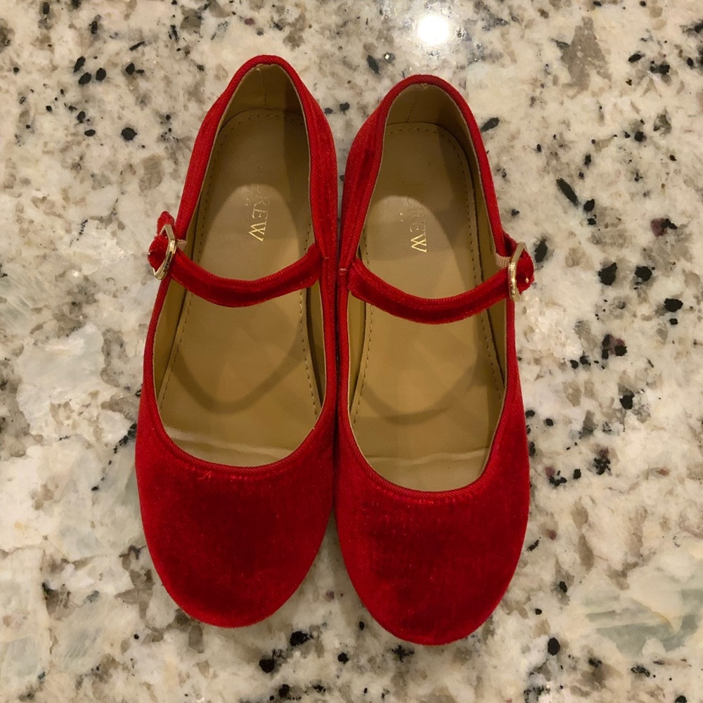 J.Crew Red Velvet Shoes 🎄